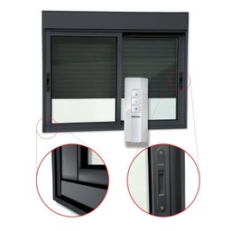 Janela Elite 2 Folhas Moveis com Persiana Integrada Correr com Motor e Controle Remoto 120 X 150 Vid - 3