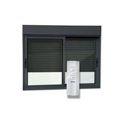 Janela Elite 2 Folhas Moveis com Persiana Integrada Correr com Motor e Controle Remoto 120 X 150 Vid - 2