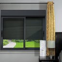 Ver imagem 1 de Janela Elite 2 Folhas Moveis com Persiana Integrada Correr com Motor e Controle Remoto 120 X 200 Vid