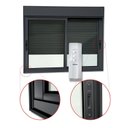 Ver imagem 6 de Janela Elite 2 Folhas Moveis com Persiana Integrada Correr com Motor e Controle Remoto 120 X 200 Vid