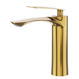 Torneira de Banheiro Lavabo Grécia Monocomando Quente e Fria Dourada Goldenx