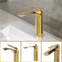 Ver imagem 1 de Torneira de Banheiro Lavabo Grécia Monocomando Quente e Fria Dourada Goldenx