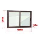 Ver imagem 6 de Janela Elite 2 Folhas Moveis 120 X 150 Vidro Liso