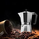Ver imagem 2 de Cafeteira Italiana Express 6 ou 9 Xícaras em Aço Inox Quantidade:9 Xícaras