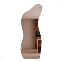 Ver imagem 2 de Espelho Decorativo Orgânico Led Quente 170x70 de Parede Curves para Sala Quarto Banheiro Escritório