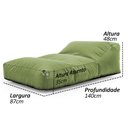 Ver imagem 5 de Puff Glub Flutuante Outdoor Poltrona de Piscina Área Externa Resistente Sol e Chuva Good Pufes Verde