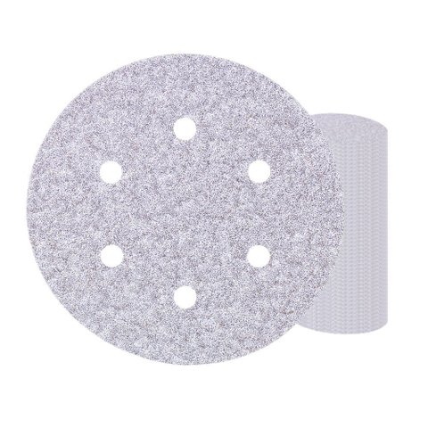 Disco Lixa Pluma Papel Aeme 150mm (6 Pol) 6 Furos 50 Unidades