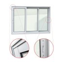 Ver imagem 3 de Janela Elite 3 Folhas Moveis Sequenciais 120 X 150 Vidro Liso