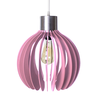 Luminária Teto Lustre pendente balcão cozinha sala Paquistão:Rosa - 1