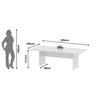 Mesa para Reunião 8 Lugares 220x100cm - 4