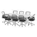 Ver imagem 5 de Mesa para Reunião 8 Lugares 220x100cm Branco