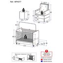 Ver imagem 5 de Quarto de Bebê Berço Americano 3X1 Com Poltrona De Amamentação E Puff Pimpolho Branco/Cinza Branco/Cinza
