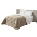 Ver imagem 4 de Coberdrom Refilado Solteiro Dupla Face Maya Bege