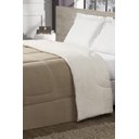 Ver imagem 3 de Coberdrom Refilado Solteiro Dupla Face Maya Bege