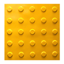 Ver imagem 1 de Kit 10 Pçs Piso Tátil Pvc 25x25 Alerta Amarelo