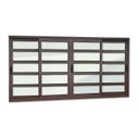 Ver imagem 3 de Janela Elite com Travessas 4 Folhas Moveis 120 X 240 Vidro Liso
