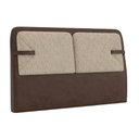 Ver imagem 1 de Cabeceira Casal 140 cm Malu com Frame Linho Tca 202 Corino Tcs 721 Peer