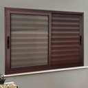 Ver imagem 1 de Veneziana Elite 3 Folhas Moveis 100 X 150 Vidro Liso