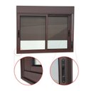 Ver imagem 2 de Janela Elite 2 Folhas Moveis com Persiana Integrada 120 X 120 Vidro Liso