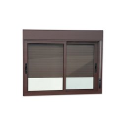 Janela Elite 2 Folhas Moveis com Persiana Integrada 120 X 120 Vidro Liso - 3