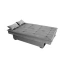 Ver imagem 4 de Sofá Cama 3 Lugares Casal Premium Reclinavel 1,80 Larg Esmeralda Matrix