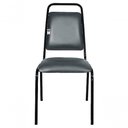 Ver imagem 2 de Cadeira Empilhável para Hotelaria Linha Hotel Fremont Cinza