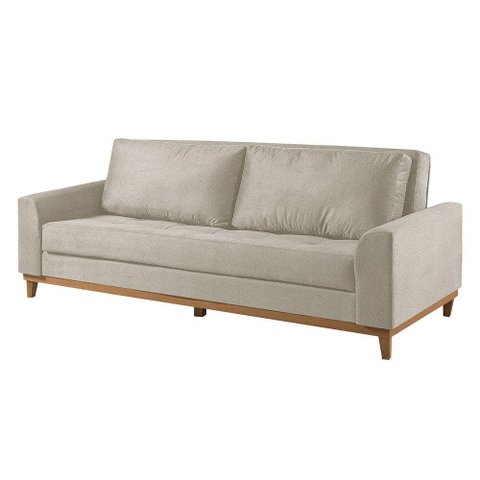 Sofá Cama 2 Lugares Living Linho M-157 Martins Creme