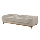 Ver imagem 4 de Sofá Cama 2 Lugares Living Linho M-157 Martins Creme
