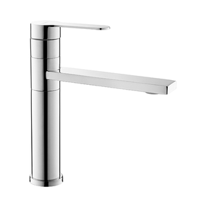 Torneira 1/4 Volta Cromada Redonda Bica Baixa Giratória