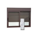 Ver imagem 3 de Janela Elite 2 Folhas Moveis com Persiana Integrada Correr com Motor e Controle Remoto 100 X 150 Vid