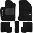 Ver imagem 3 de Jogo de Tapete Automotivo Carpete Renault Duster 2016 À 2019 Soft Logo Bordado Preto 5 Peças S/m Sof