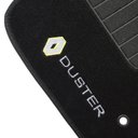 Ver imagem 6 de Jogo de Tapete Automotivo Carpete Renault Duster 2016 À 2019 Soft Logo Bordado Preto 5 Peças S/m Sof