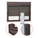Ver imagem 2 de Janela Elite 2 Folhas Moveis com Persiana Integrada Correr com Motor e Controle Remoto 140 X 200 Vid