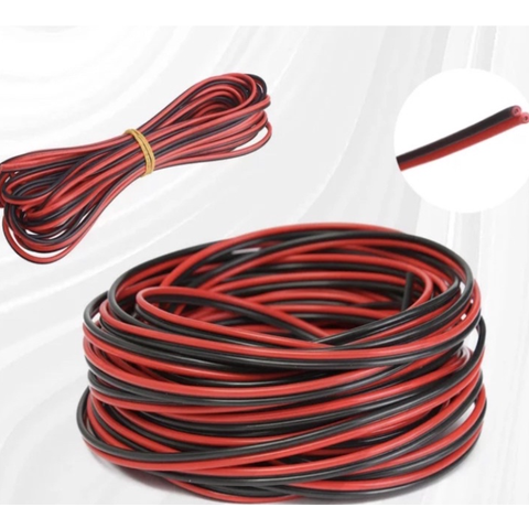 Fio Som Paralelo Bicolor 2x0,75mm 100 Metros P/ Alto Falante