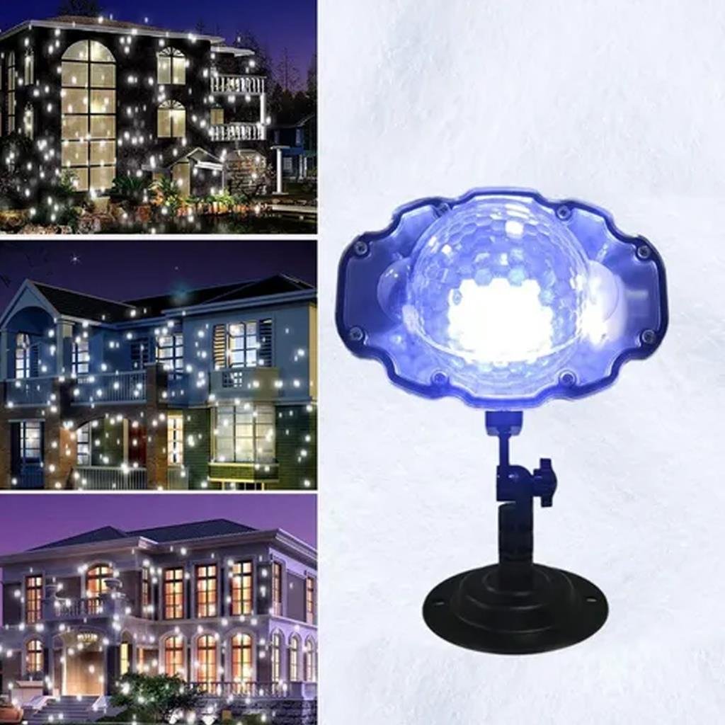 Luminária Projetor LED Efeito Neve Branca Ip65 Decorlaser - 3