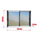 Ver imagem 6 de Janela Elite 2 Folhas Moveis 120 X 120 Vidro Reflex