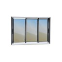 Ver imagem 3 de Janela Elite 3 Folhas Moveis Sequenciais 100 X 150 Vidro Reflex