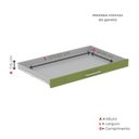 Ver imagem 6 de Mapoteca 10 Gavetas Map10 120,4cm X 122,3cm Aço