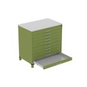 Ver imagem 2 de Mapoteca 10 Gavetas Map10 120,4cm X 122,3cm Aço