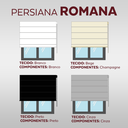 Ver imagem 4 de Persiana Romana Tela Solar 5% - ( Largura 180 X Altura 230cm )