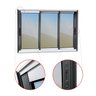 Janela Elite 3 Folhas Moveis Sequenciais 120 X 240 Vidro Reflex - 2