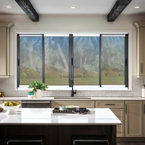 Janela Elite 4 Folhas Moveis 100 X 240 Vidro Reflex