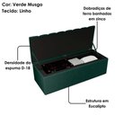 Ver imagem 4 de Recamier Calcadeira Bau 160 Cm Dalia Linho Verde Musgo Artte