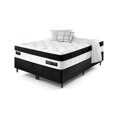 Conjunto Colchão Queen Master Black - 1,58x1,98