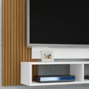 Ver imagem 3 de Painel para Tv até 48" Navi Branco/ripado - Bechara