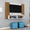 Ver imagem 4 de Painel para Tv até 48" Navi Branco/ripado - Bechara