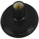 Ver imagem 4 de Plafon de Plástico Foxlux com Soquete e-27 Preto Kit 2 Unidades