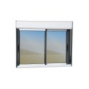 Ver imagem 3 de Janela Elite 2 Folhas Moveis com Persiana Integrada 120 X 200 Vidro Reflex