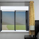 Ver imagem 1 de Janela Elite 2 Folhas Moveis com Persiana Integrada 140 X 120 Vidro Reflex