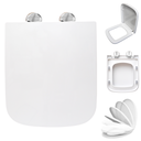 Ver imagem 1 de Tampa de Vaso Sanitário Lirio para Bacia Fiori Fecha Suave e Click Soft Close com Amortecedor 1.6gpf